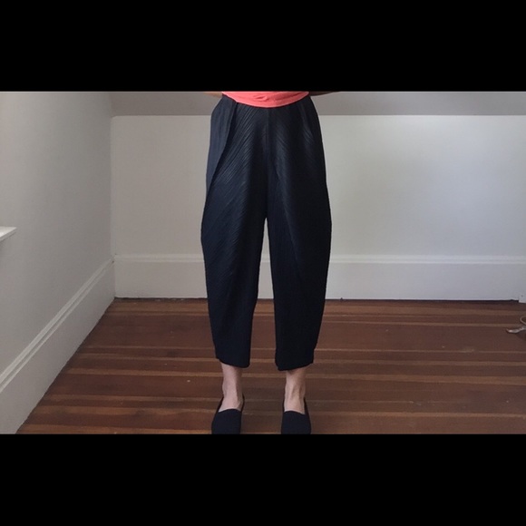 SOLD Issey Miyake Pleats Please cropped pants - Picture 2 of 5